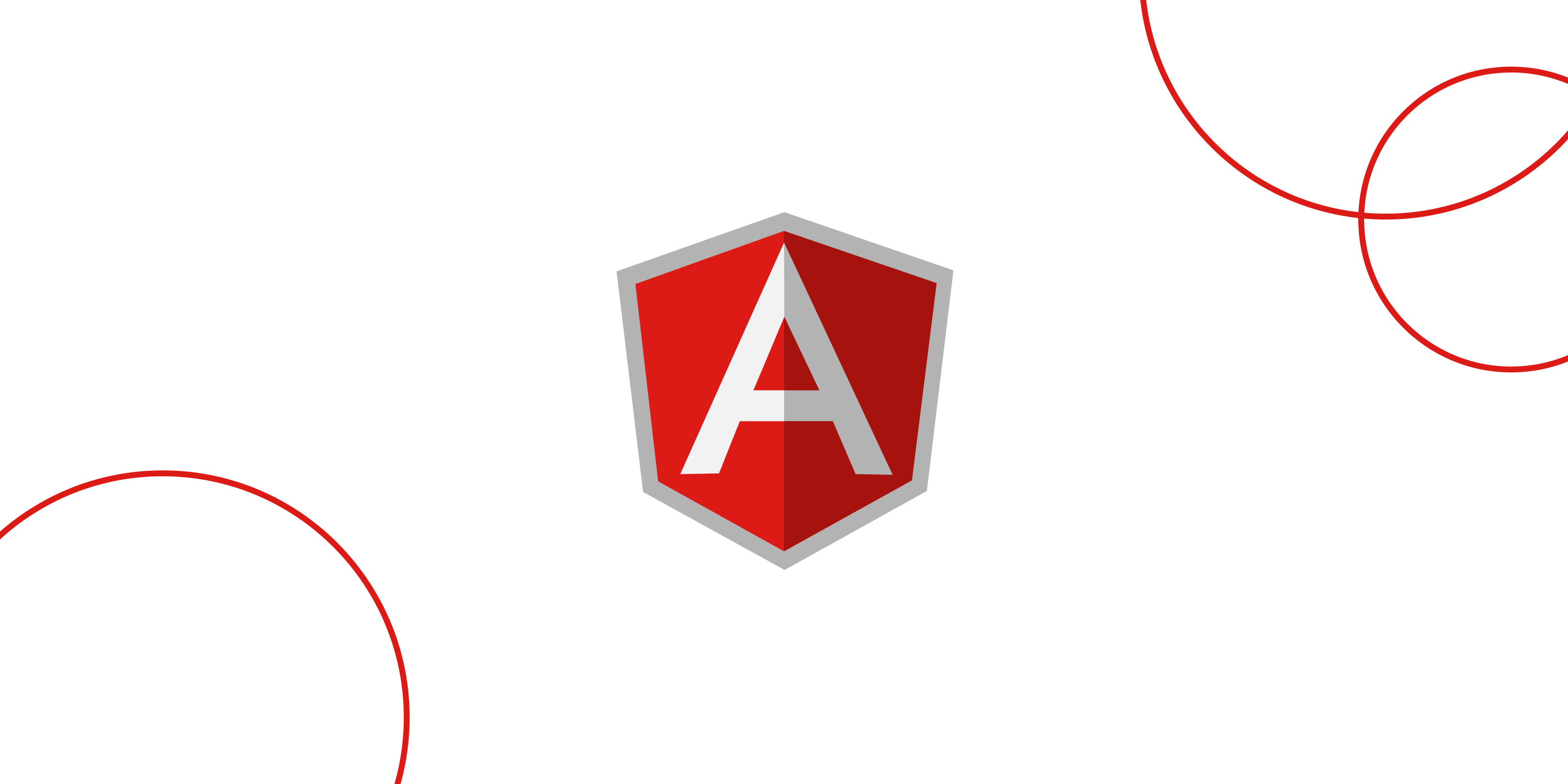 Image showcasing Angular's logo